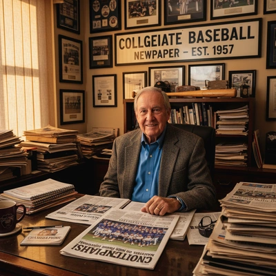Lou Pavlovich Jr., Editor and Publisher of Collegiate Baseball Newspaper